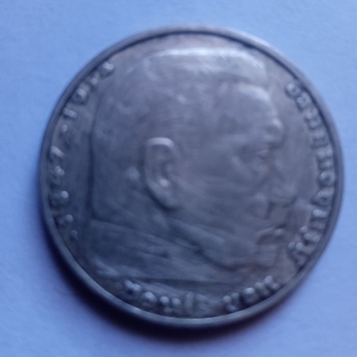 2 рейхсмарки серебро