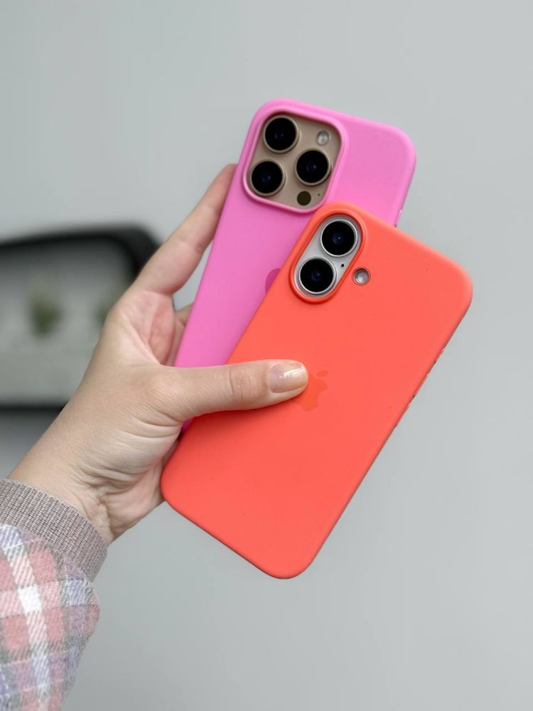 Silicone case original iPhone 16 Pro Max MagSafe айфон про макс чехол