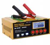 Ładowarka do akumulatora samochodowego 12 A, 12 V/24 V, w pełni automa