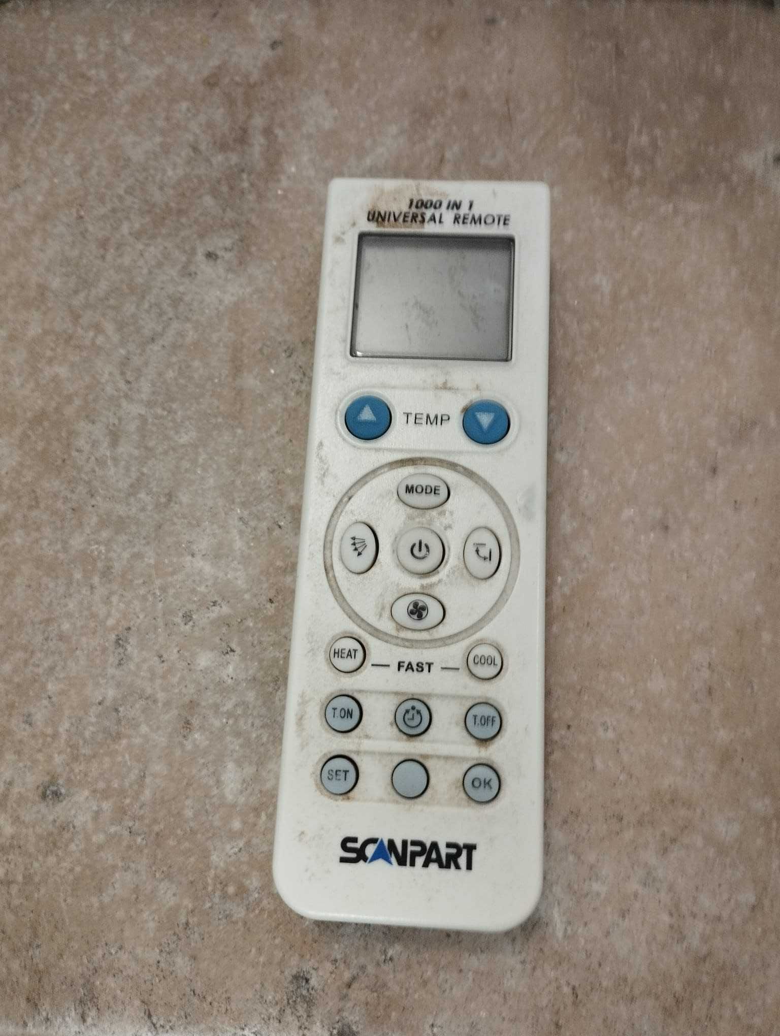 Comando Universal de Ar Condicionado SCANPART