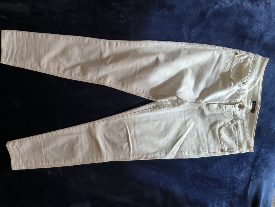 Calças brancas Massimo Dutti