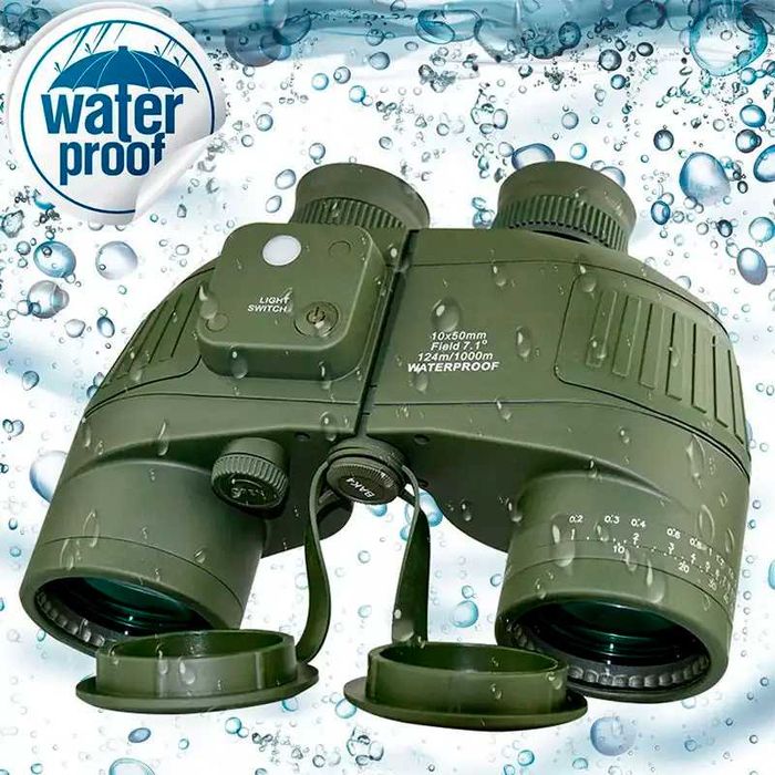 Бинокль военный тактический с сеткой и азотной средой Nikula N50, х10