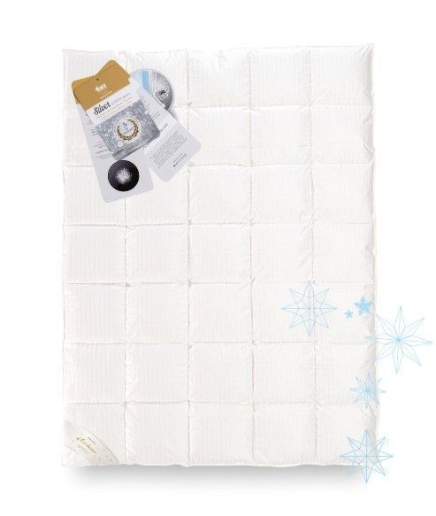 Kołdra AMZ SILVER zimowa puch 90% 135x200cm Srebrzysty krem