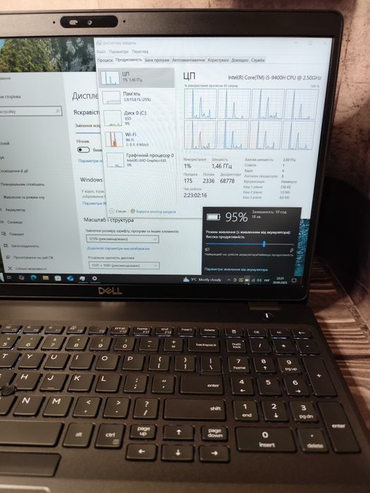.Dell 5501 15.6 FHD IPS I5 9400H 16 ram 512 NVme Excellent Bat ноутбук
