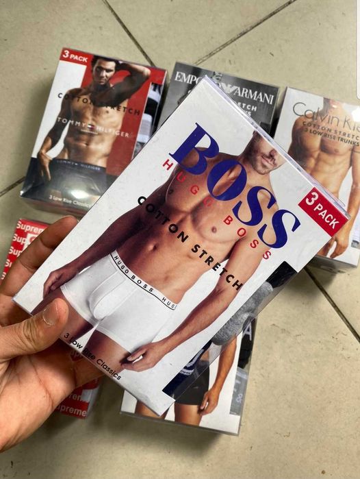 Nowe Bokserki Męskie 3pak rozmiar M L XL XXL