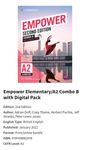Empower Elementary/A2 Combo B with Digital Pack
