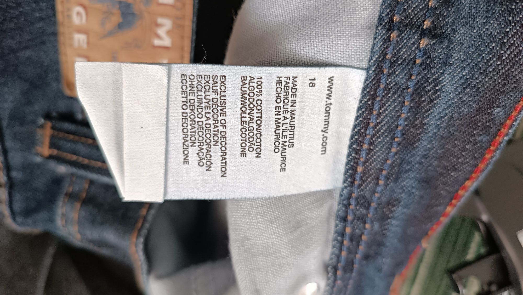 Spodnie jeansowe Tommy Hilfiger roz 16-18 lat