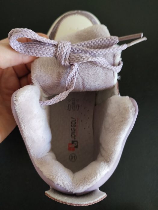 Хайтопи, кросівки утеплені для дівчаток, розмір 34