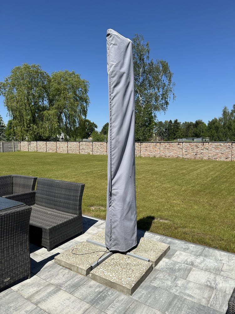 Parasol Schneider 3m x 4m czarny z pokrowcem