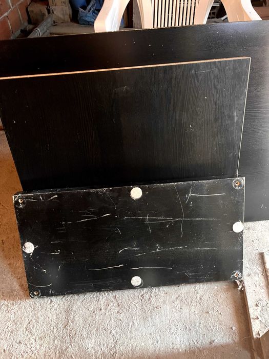 IKEA Kallax secretária preto mais móvel para escritório usado barato