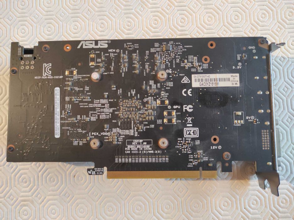 Placa Gráfica ASUS GTX 1050Ti 4Gb