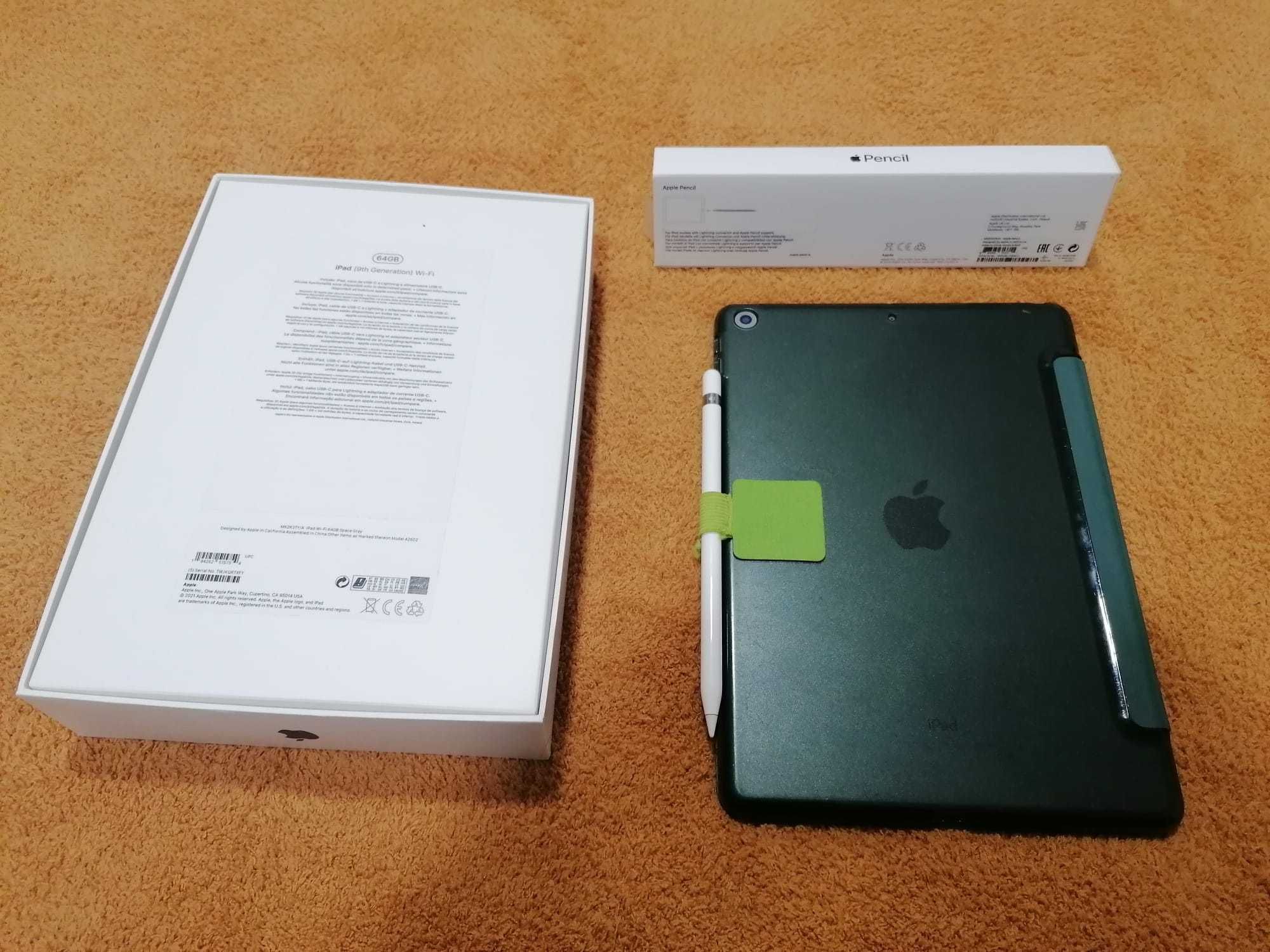 Apple iPad (10,2", Wi-Fi, 64 GB) - Cinza (9ª geração) c/ Apple Pencil