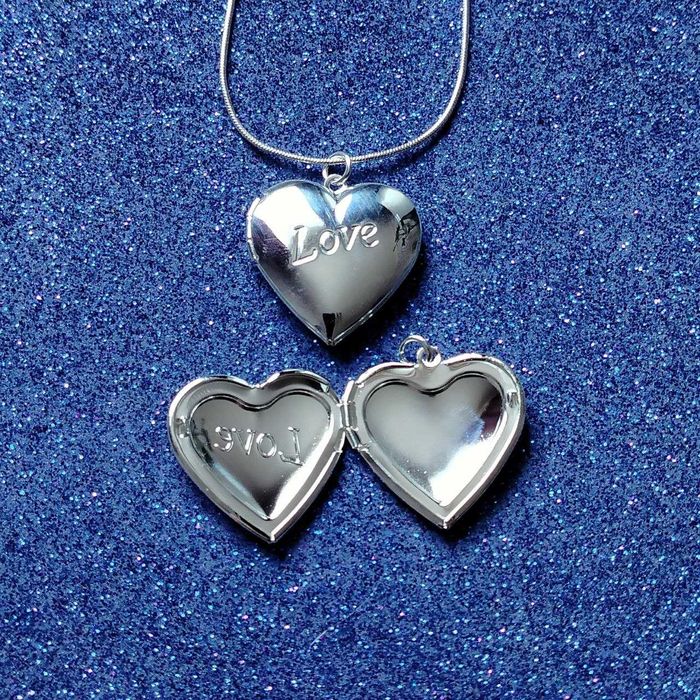 Кулон для фото с цепочкой, подвеска. Серебряная цепочка