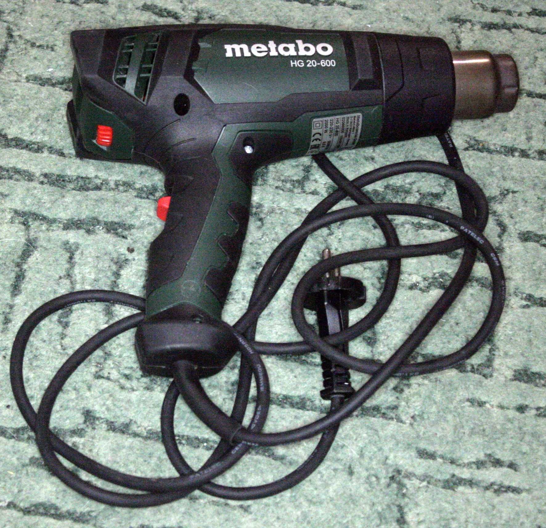 Фен строительный Metabo HG 20-600, 2000W, Original