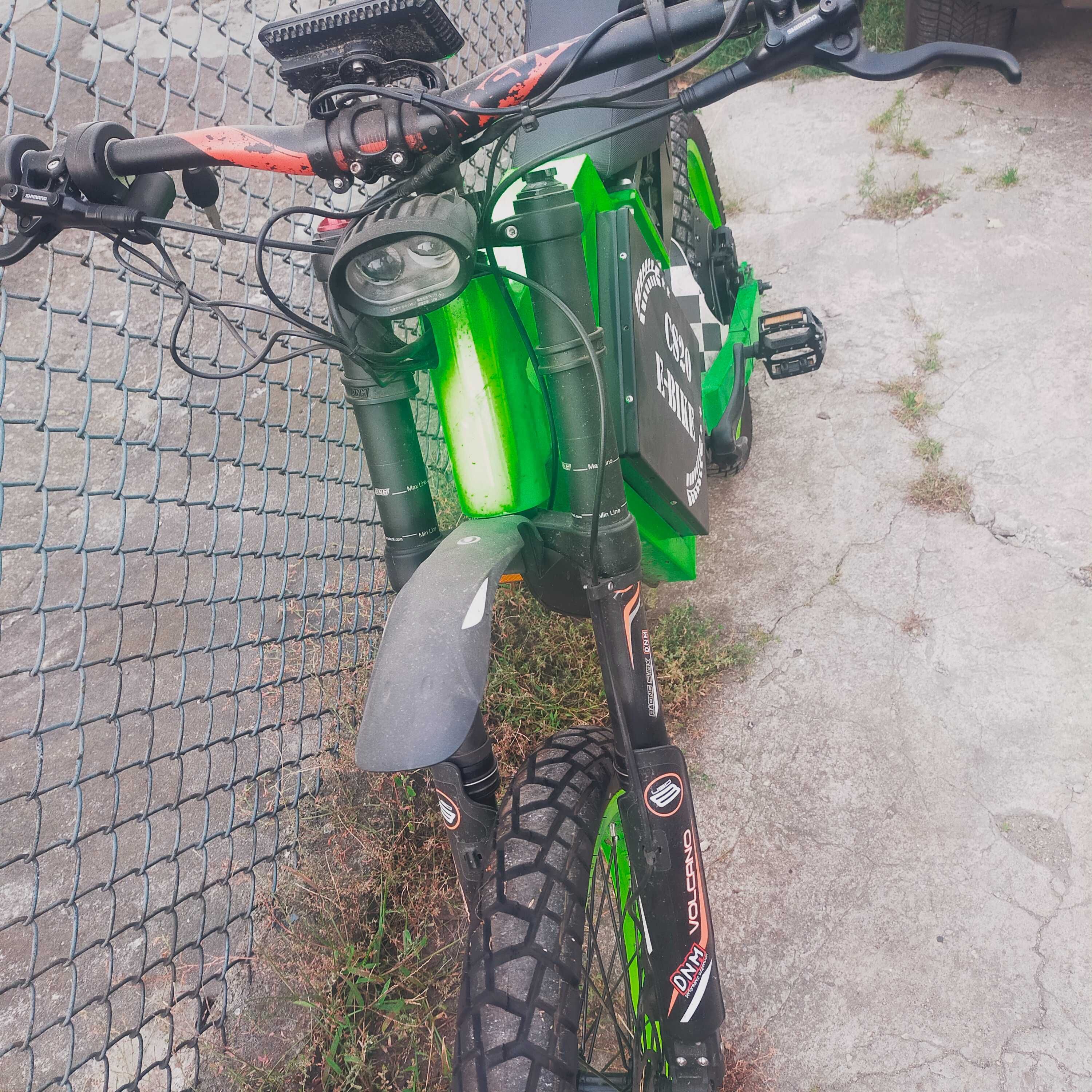 Rower Elektryczny EBIKE 12KW qs273 100km/h kariwa stealth falcon qs205