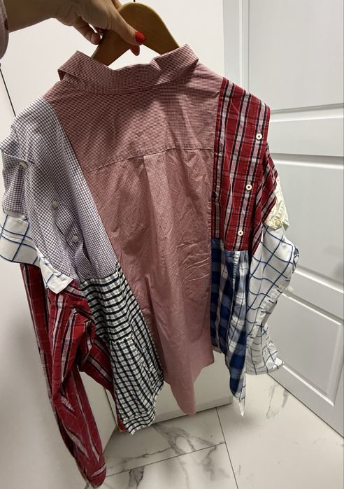 Продам оверсайз женскую рубашку апсайкл