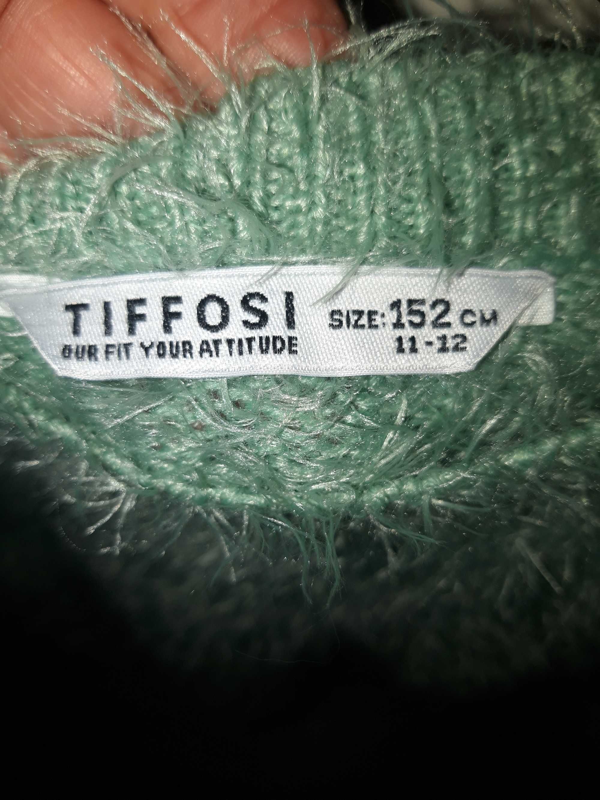 Camisola peludinha verde Tiffosi 11/12anos