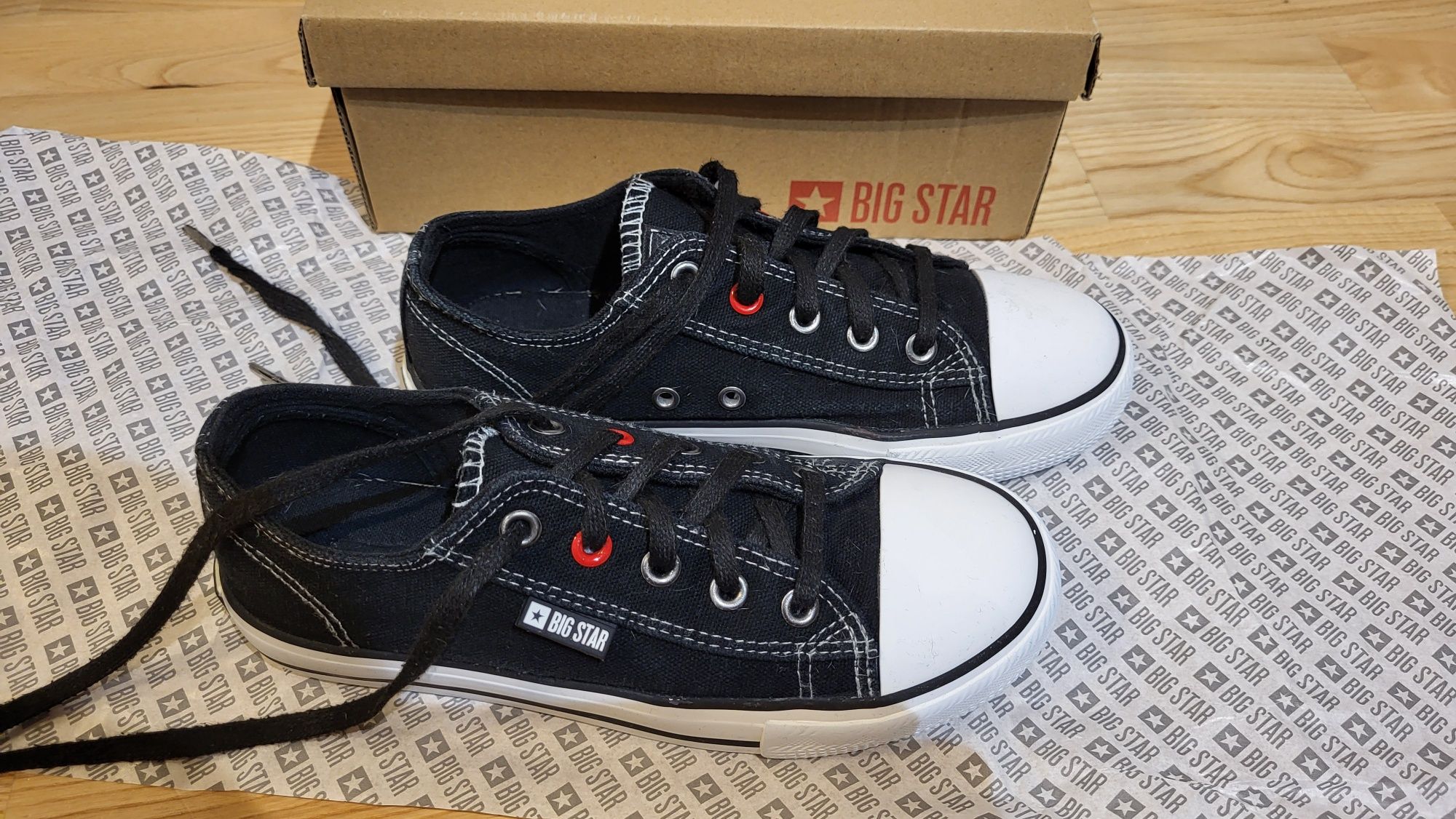BIG STAR Trampki Dziecięce, czarne, rozmiar 35