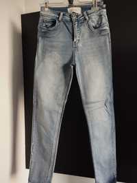 Spodnie jeansy By o La La , jasny błękit , rozmiar s