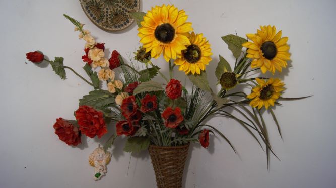 Букет штучних квітів "БАРВИ ЛІТА" для фотозон та декору