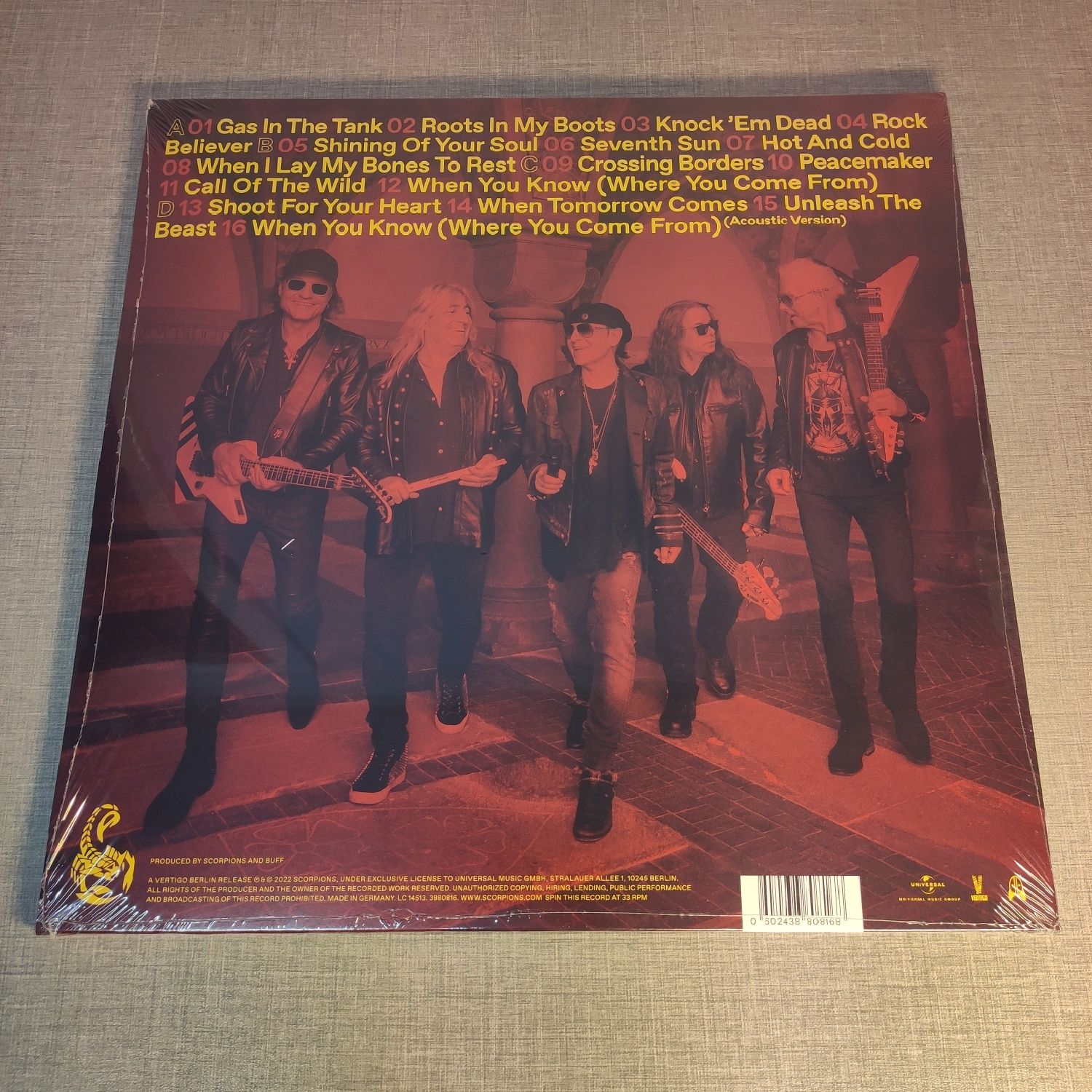 Scorpions : Rock Believer 2LP / Винил / Вініл / Пластинка / Платівка