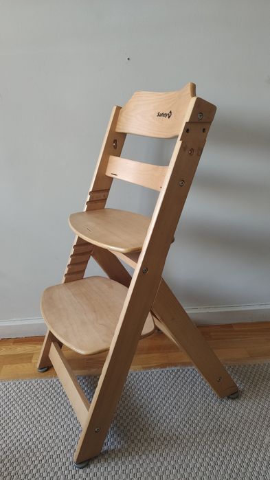 Cadeira de refeição evolutiva em madeira safety first