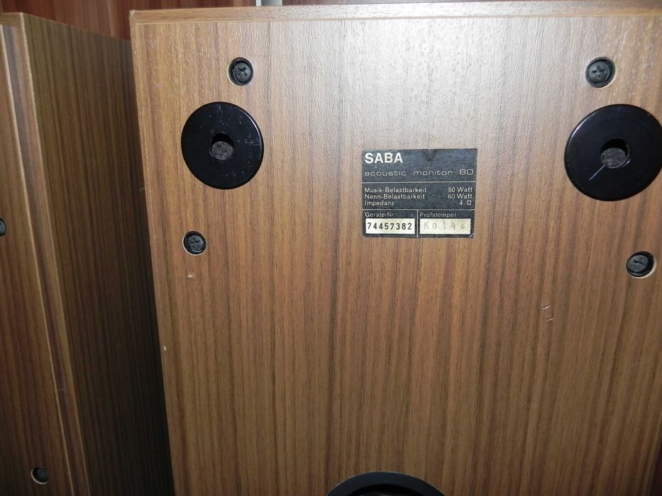 Kolumny SABA Acoustic Monitor 80 - stan bdb