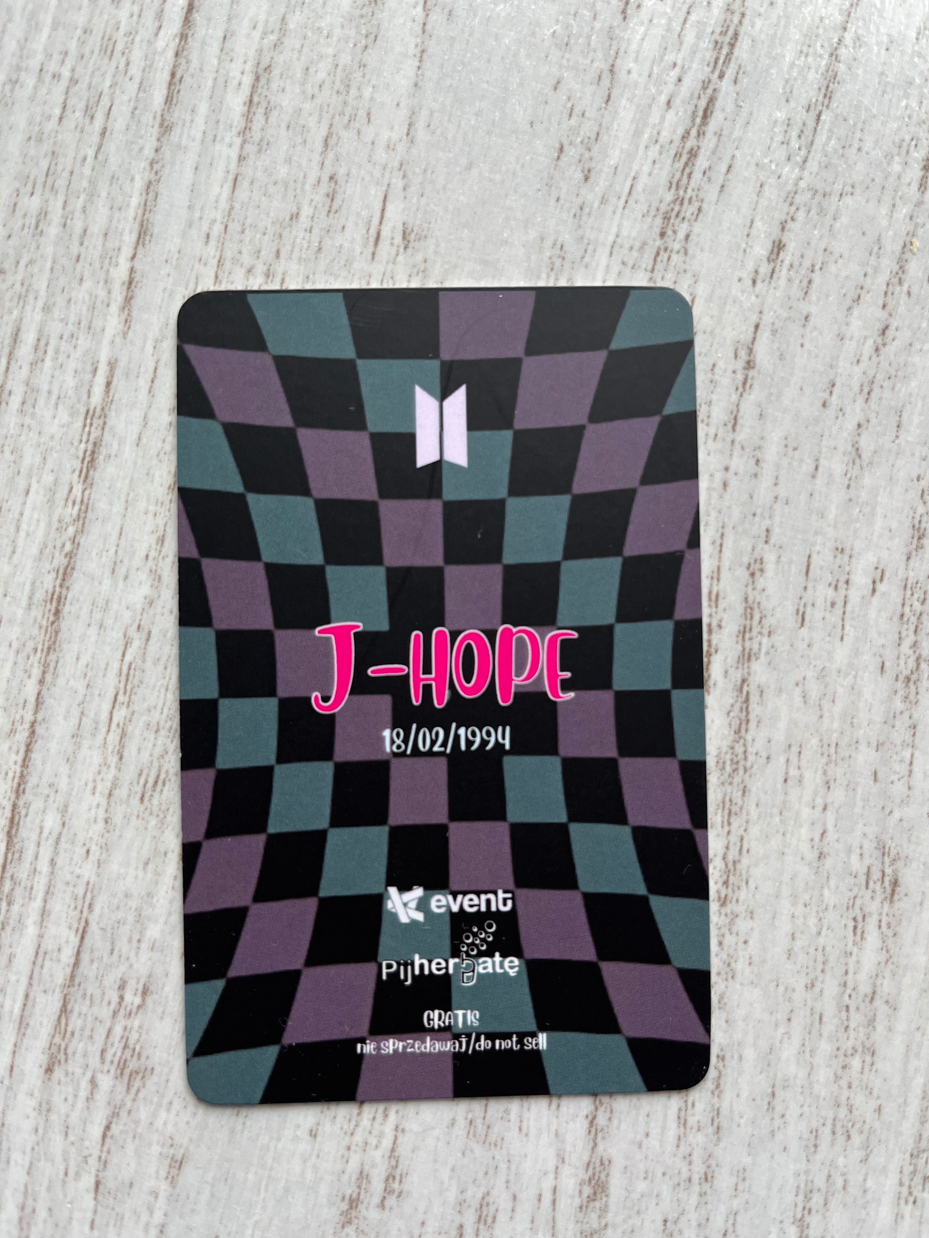 Karta J-Hope BTS
