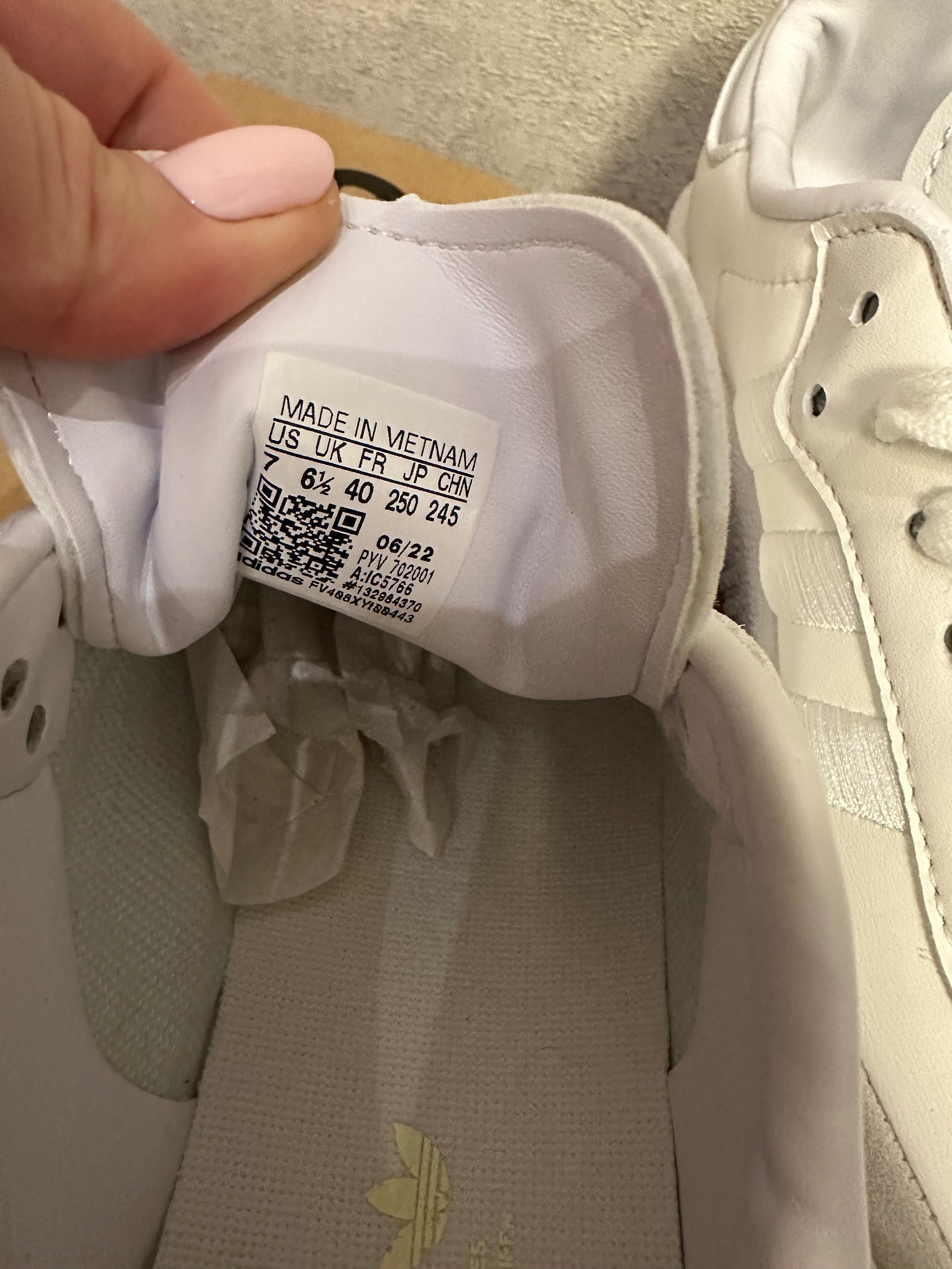 Кросівки adidas samba platform full white 40 р