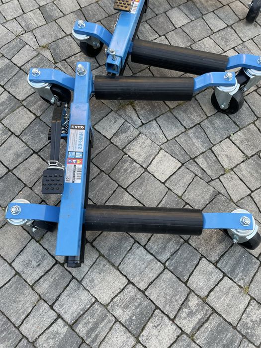 Rolki wózki transportowe z podnośnikiem 680 kg koła 10