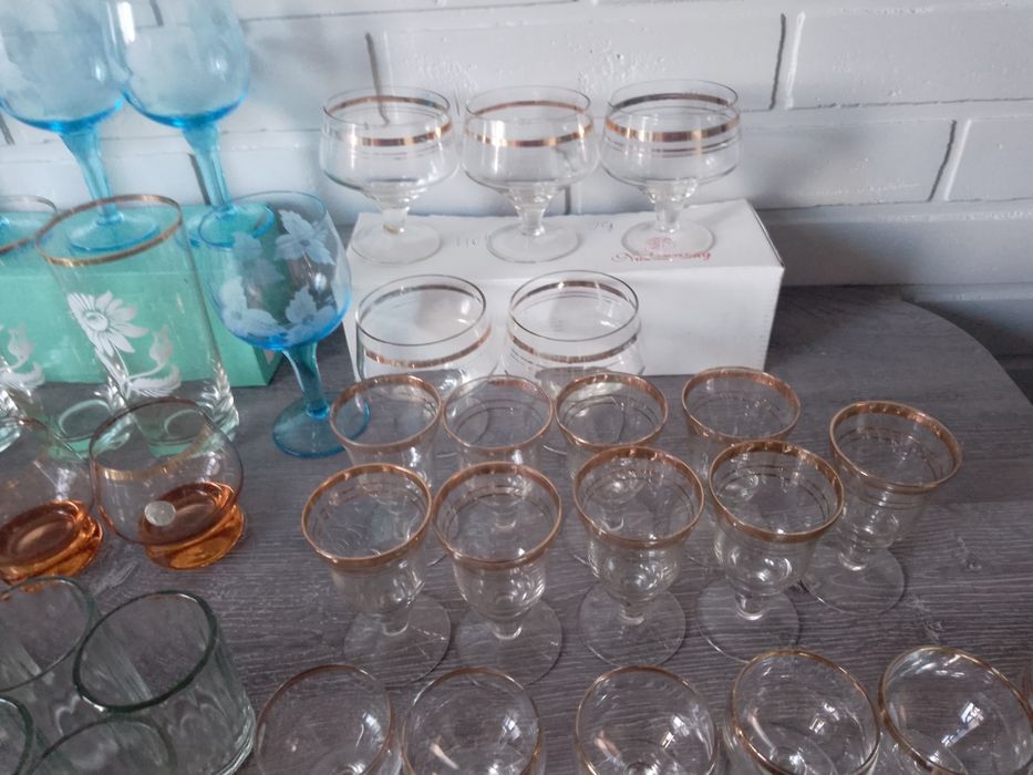 Фужери стопки  стаканы  Б/У