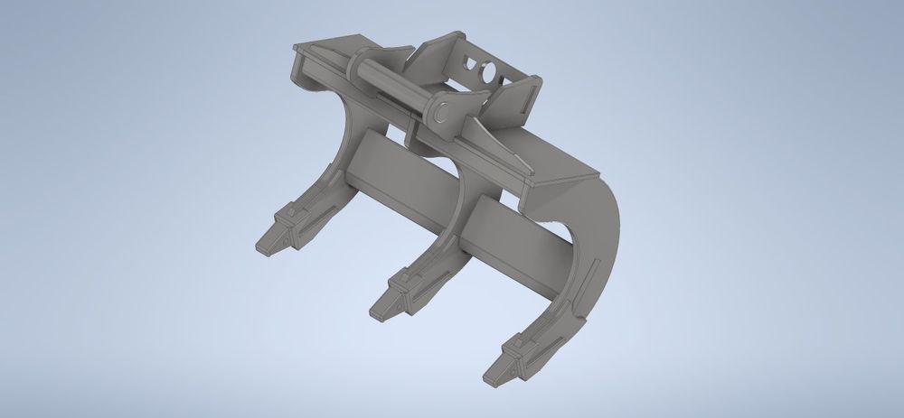 Karczownik, zrywka korzeni, wyrywania pni do minikoparki pod szybkozłą