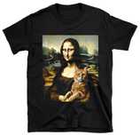 koszulka mona lisa kot, koszulka z kotem, prezent kot mona lisa