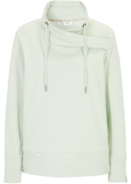 B.P.C bluza miętowa z kołnierzem 44/46.