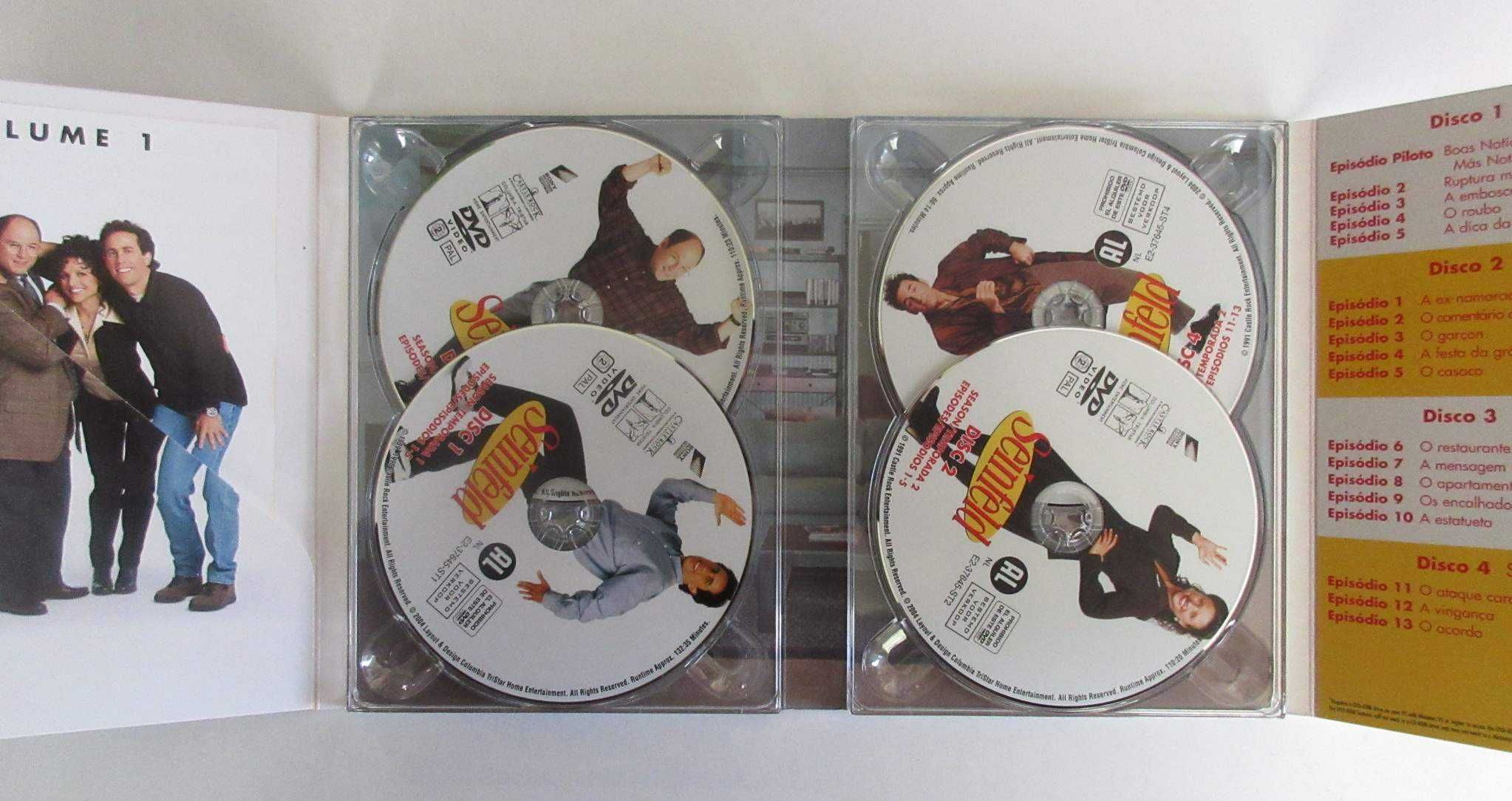 SEINFELD - Série I e II (Quatro DVD'S)