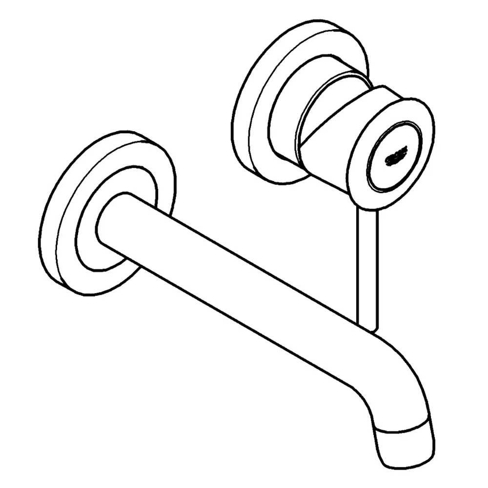 2029200C Grohe BauClassic Змішувач прихованого монтажу для раковини