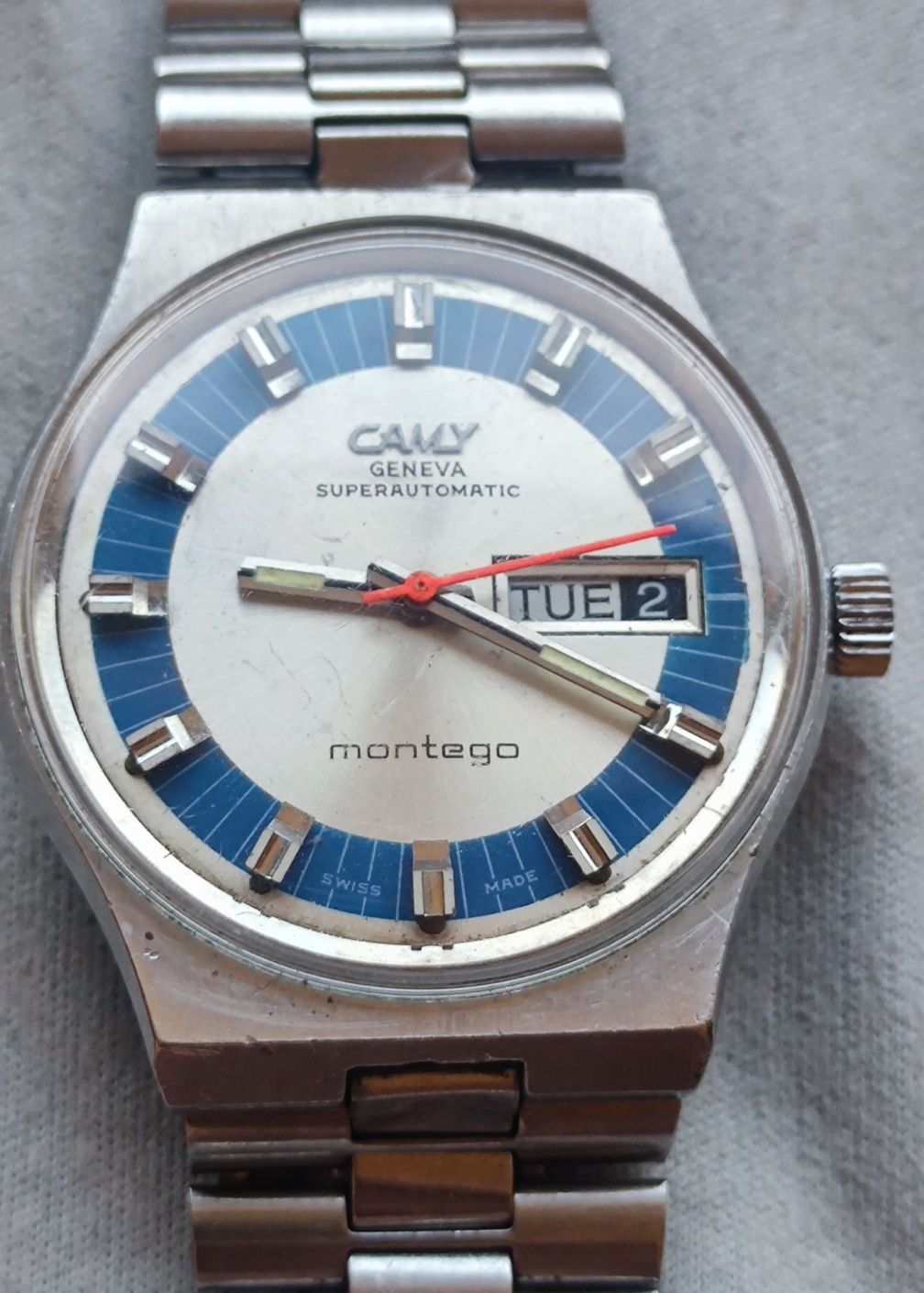 Zegarek CAMY Montego automatic vintage