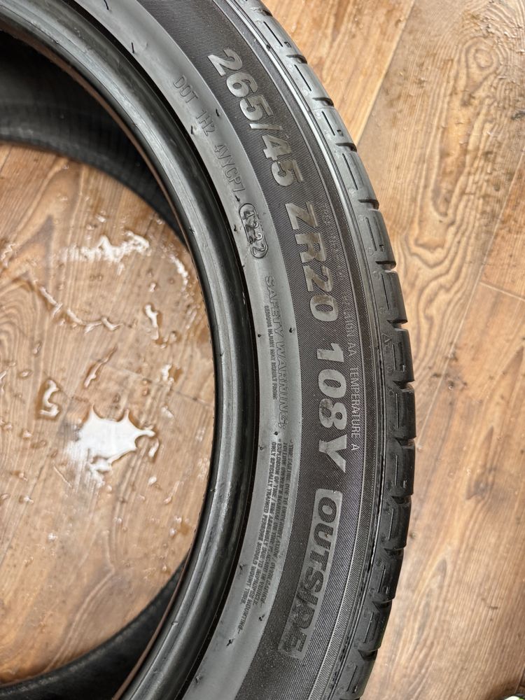 Шини Kumho 265/45/R20