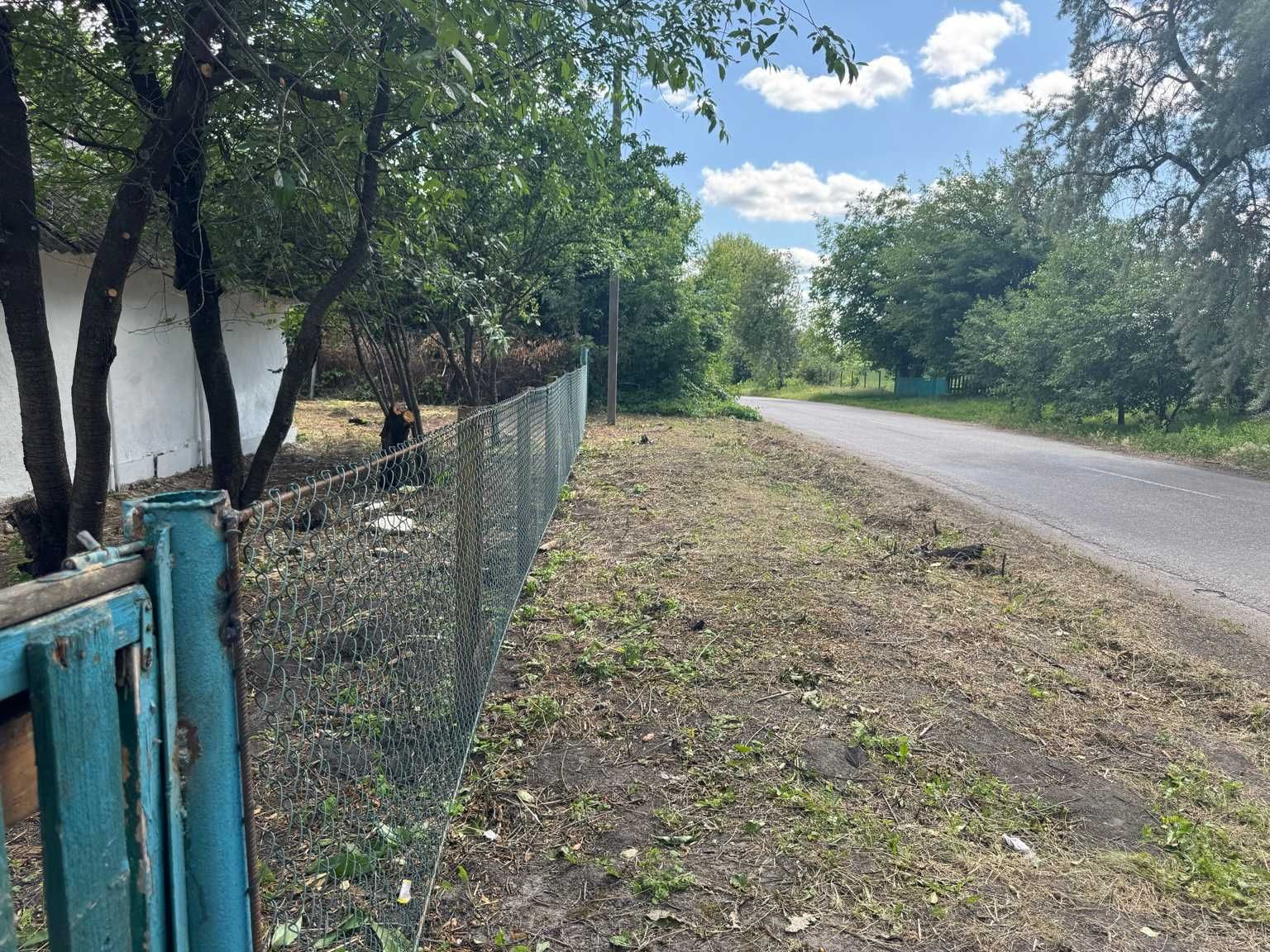 Ділянка з хатою, газом і виходом до ставку біля Білої Церкви