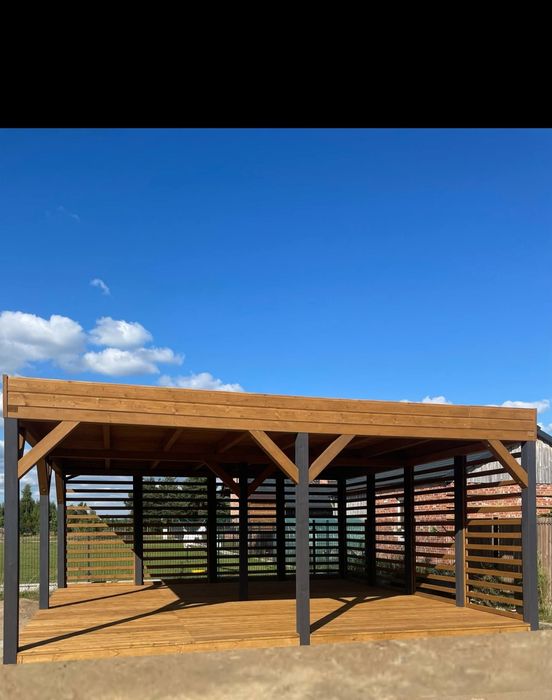 Nowoczesne altanki ogrodowe 6-6 m