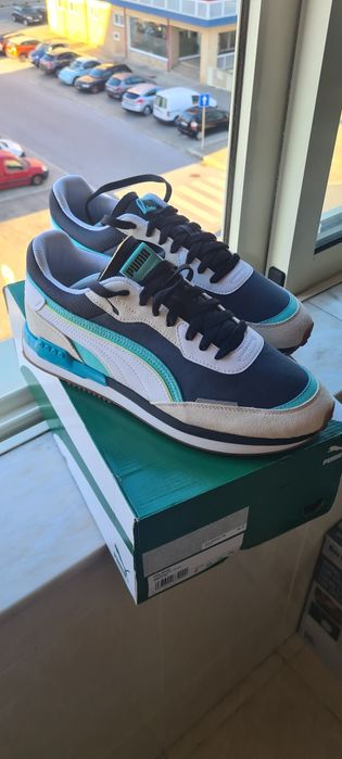 Ténis usados uma vez, Puma City Rider 43.