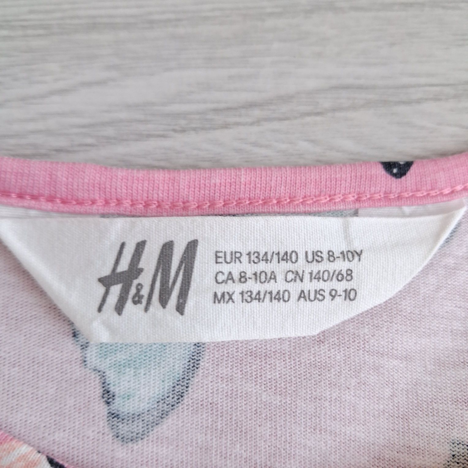 H&M letnia sukienka dla dziewczynki, rozmiar 134/140