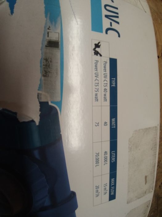 aquaforte lampa uvc 75w sterylizator do oczka stawu basenu