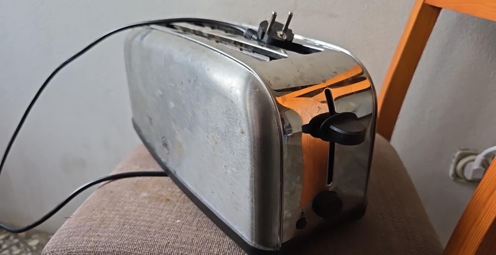 Torradeira grande para fatias grandes