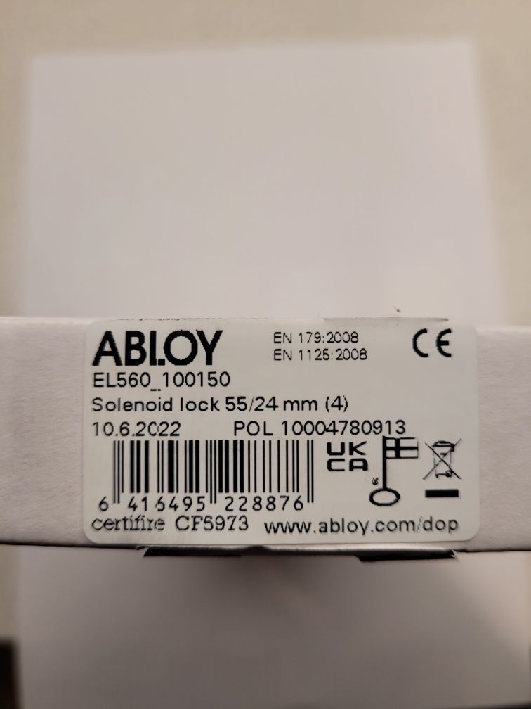 Zamek EL560 55/24 ASSA ABLOY