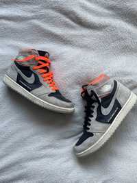 Buty Nike Air Jordan 1 High Neutral Grey/Hyper Crimson