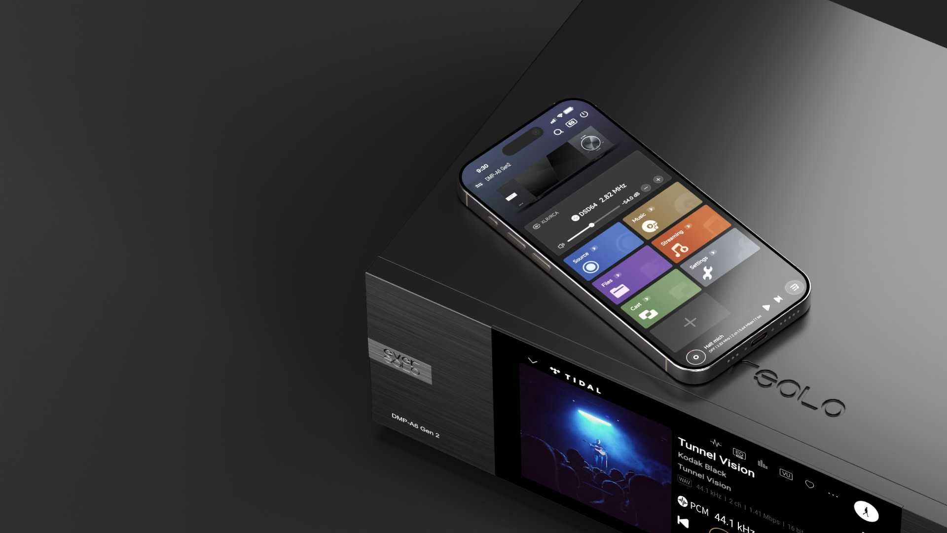 NOVIDADE ! EVERSOLO DMP-A6 G2 - Streamer de música Hi-Res com DAC