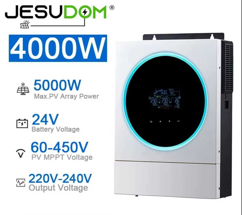 Гібридний інвертор JESUDOM VMIV TWIN 4K 24V + WiFi
