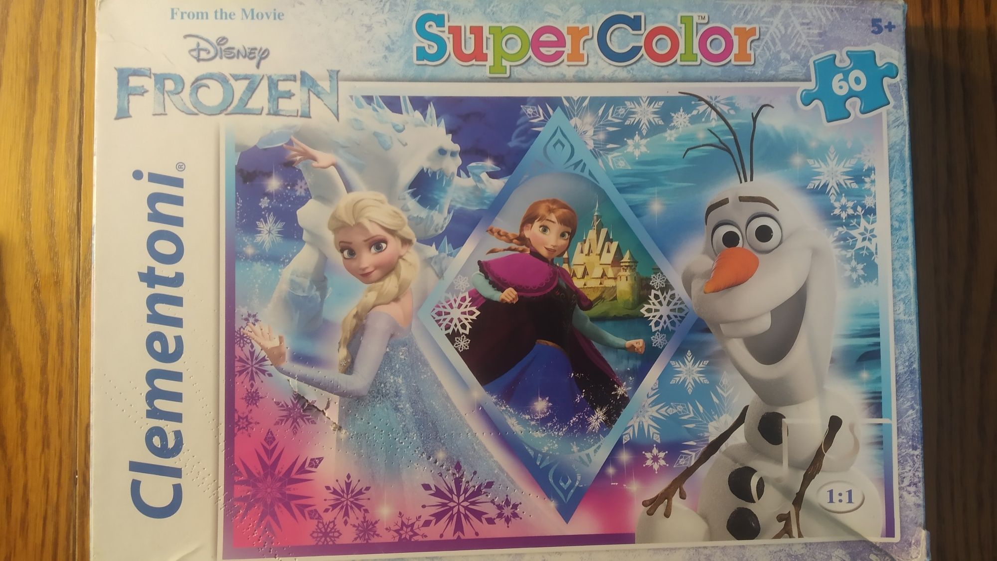 Puzzle Clementoni Kraina lodu Frozen elza 60 el.
