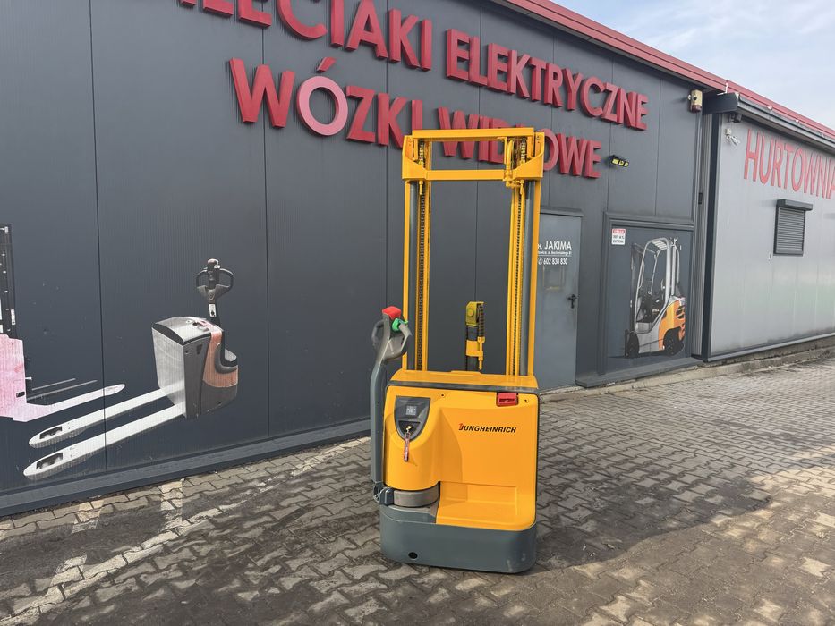 Paleciak elektryczny Jungheinrich 530 cm 1400 kg wózek Ejc 14